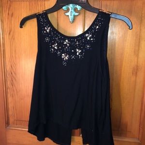 Navy blue tank top from hollister